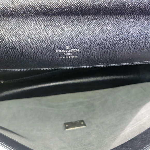 Louis Vuitton Angara Ardoise Taiga MB1023 Business Bag Leather - Picture 4 of 10